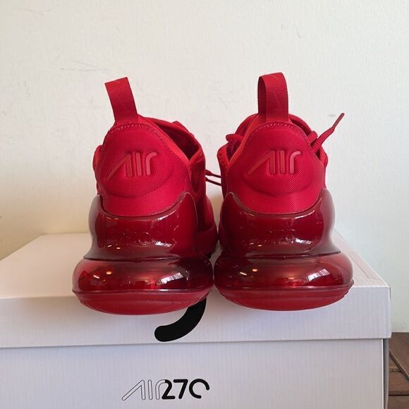 Nike Air Max 270 University Red USA Men Size 10/UK 9/EU 44(CV7544-600) - Picture 10 of 13